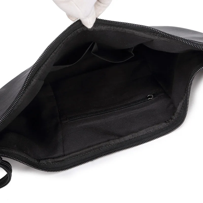 Men Hobos Soft PU Leather Crossbody Bag Korean Style Luxury Designer Men's Casual Large Capacity Personatity Travel Shoulder Bag