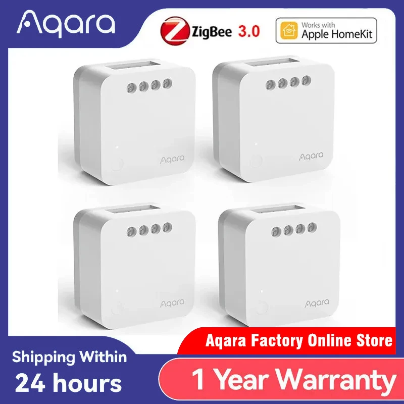 Aqara Single Channel Control Module T1 Zigbee 3.0 Wireless Relay Controller 1 Channel No Neutral Remote Work with Apple Homekit