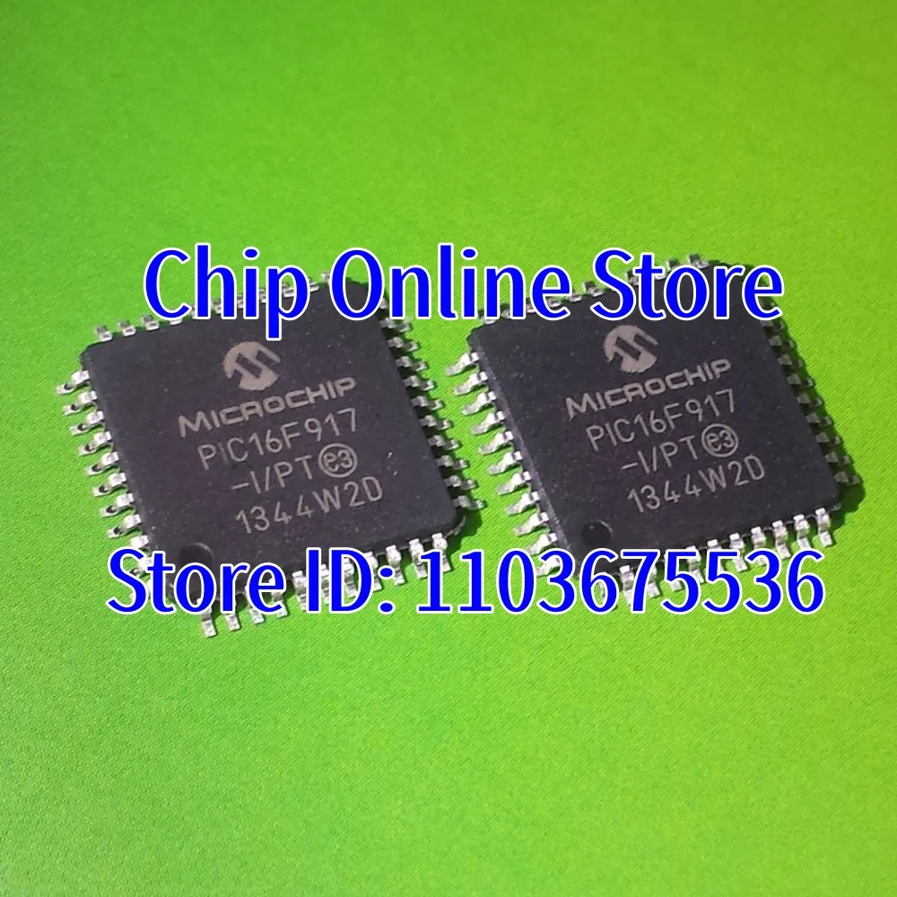 2~50pcs  PIC16F917-I/PT  PIC16F917  TQFP44  New Original  8 Bit Microcontroller MCU