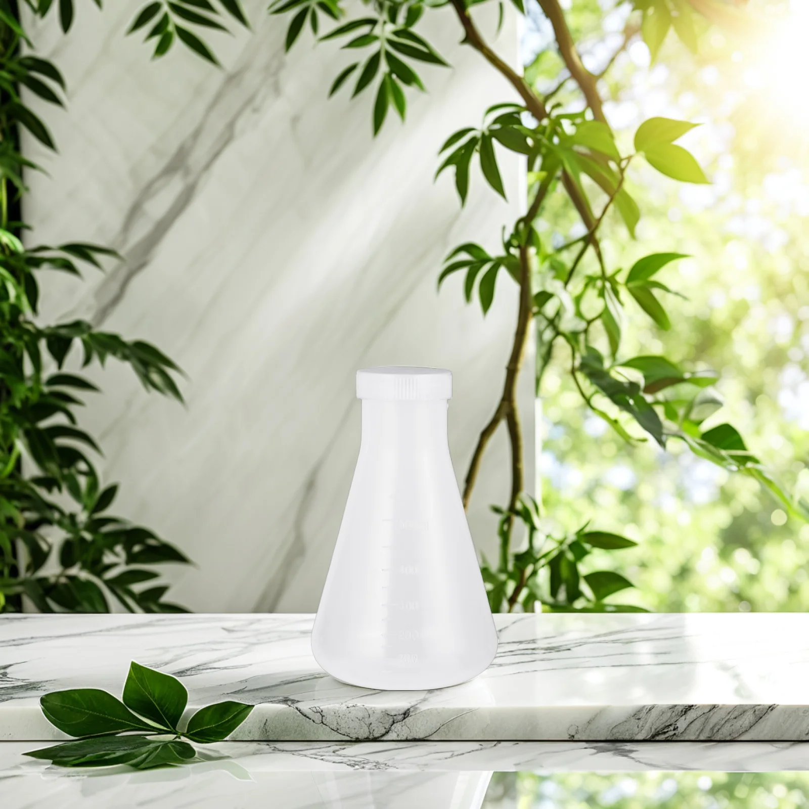 

3pcs Plastic Flask Set 50Ml 100Ml 500Ml Conical Flask For Chemistry Experiment Lab Student Use Durable Eco-Friendly Material