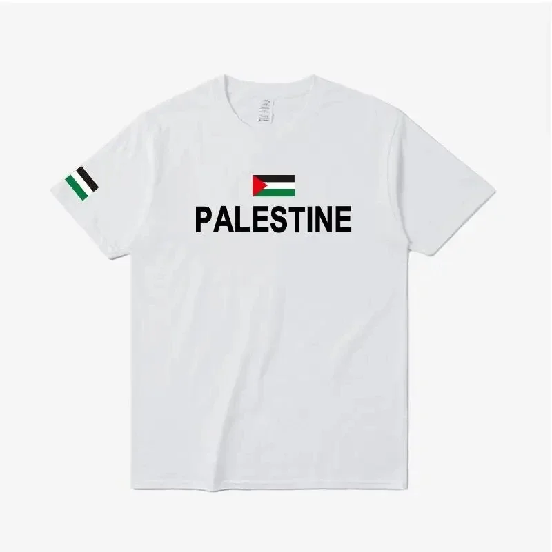 Palestine Palestinian National flag t shirt Fashion Jersey Nation Team 100% Cotton T-shirt Tees Country Sporting Gyms PS PSE Top