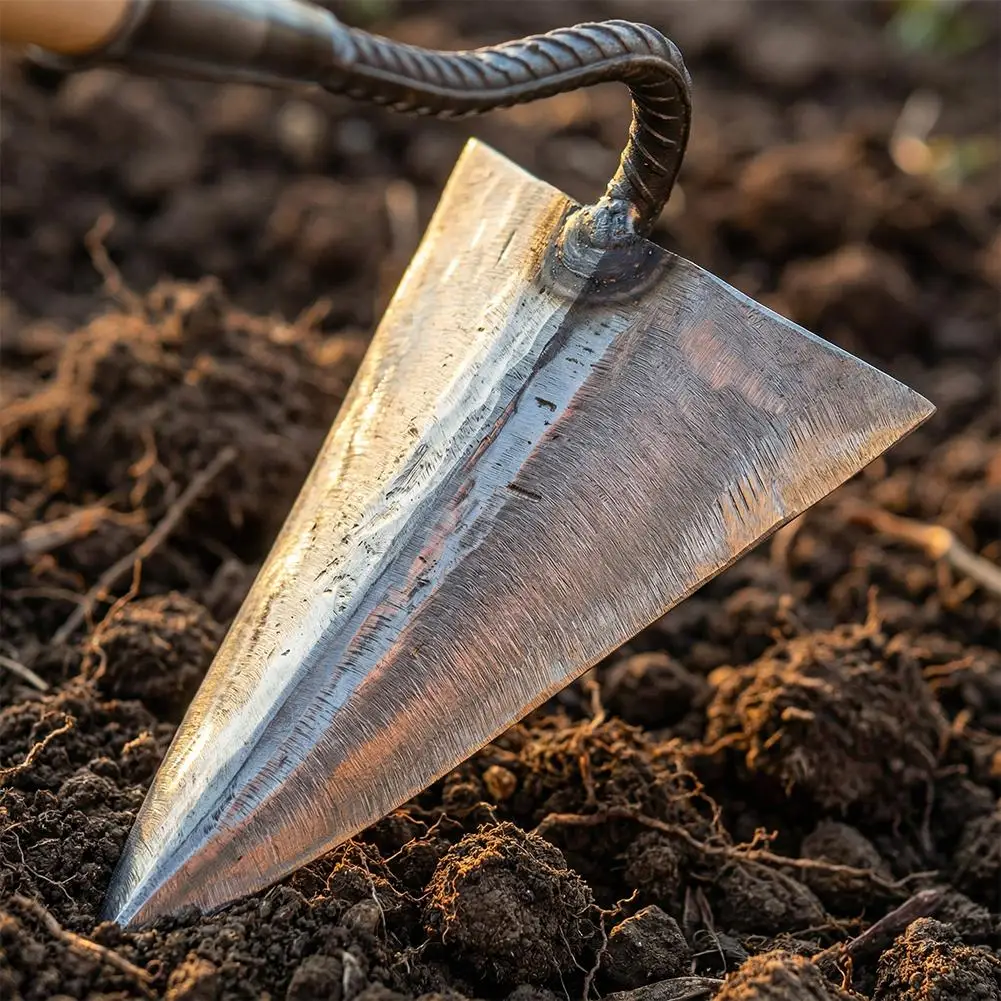 

Triangle Small Tip Hoe Plowing Hoe Agricultural Land Turning Loose Soil Hoe Agricultural Farming Equipment Farm Tools Hoes