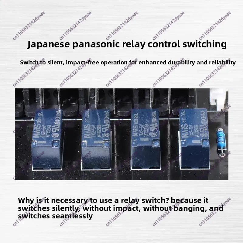 HIFI Amplifier Audio Switcher 4 Input 1 Output Switch 1 Input 4 Output Audio Source Signal Converter Splitter Lossless Silent