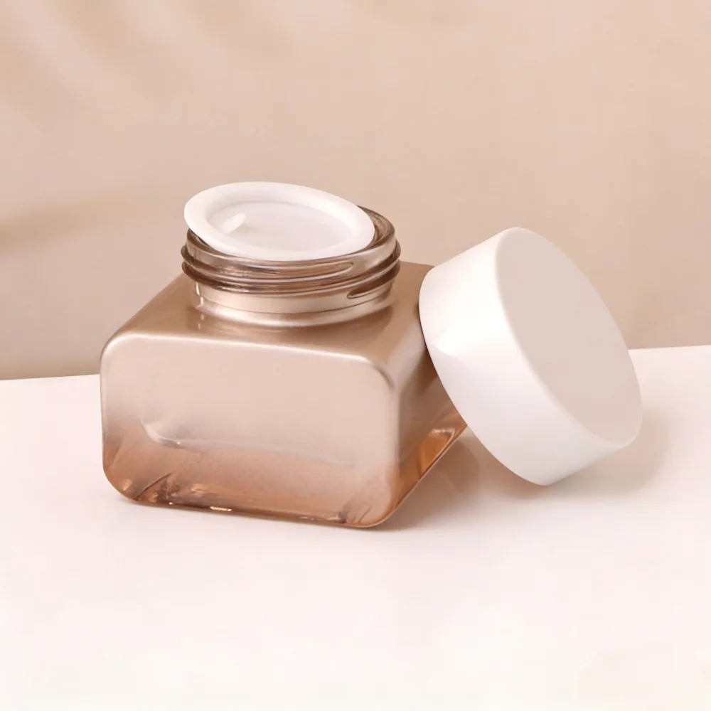 6 Stück Glas-Lotionflaschen, nachfüllbare Lotion-Creme-Flaschen, Kosmetikflaschen in Reisegröße für Flüssigkeiten ‌ Nachfüllbarer Kosmetikbehälter – Detail 6