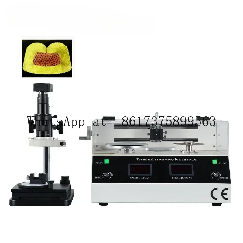 EW-2540 Bench Top Test Crimping Terminal Quality Terminal Cross Section Machine Cross Section Analysis System