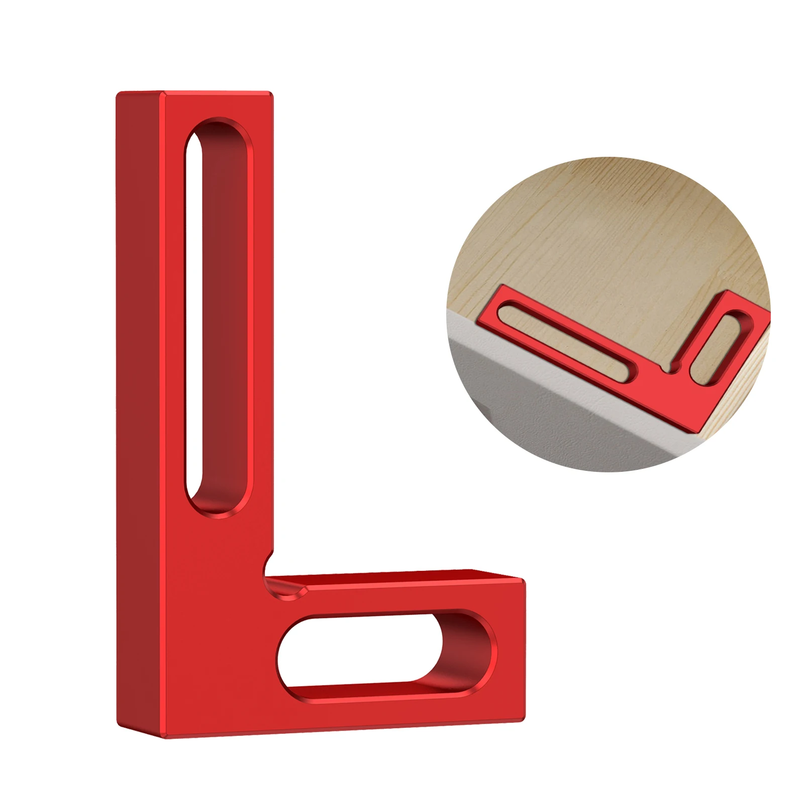 Mini Positioning Square Aluminium Alloy 90 Degree Right Angle Clamps Woodworking Carpenter Tool Portable Pocket Square Tool Wood