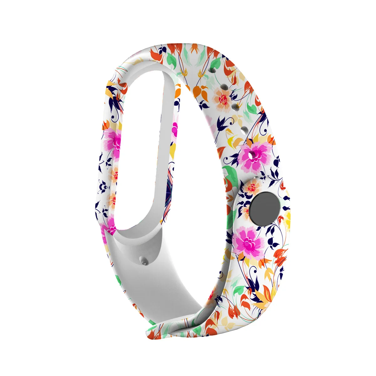 printing style Flowers Strap For Mi Band 3 4 5 6 Silicone Wrist Strap For XiaoMi MiBand 6 sports strap for mi band 5 4 bracelet