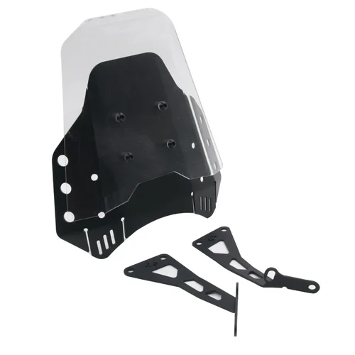 Imagen 2 del producto Nuevo para Triumph Speed 400 Speed400 Scrambler 400X parabrisas modificado aleación de aluminio transparente pequeño parabrisas Decoración