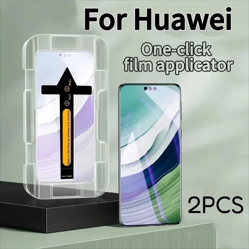 

2Pcs Transparent Tempered Glass Screen Protector for Huawei Mate 70 RS 70 ProPlus 60RS 50E 40 30 Pro 20X Easy Installation Film