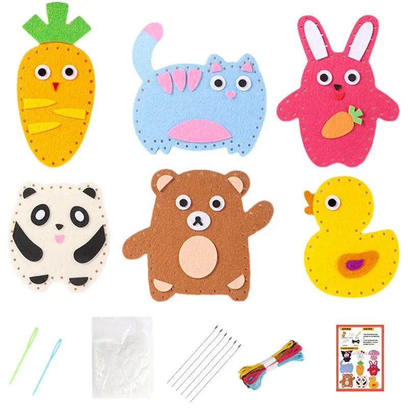 

Kid Sewing Kit Doll Sewing Kit For Kid Doll Making Supplies Learn To Sew Stuffed Animal Dolls Kid's Sewing Kit For Beginner Kids