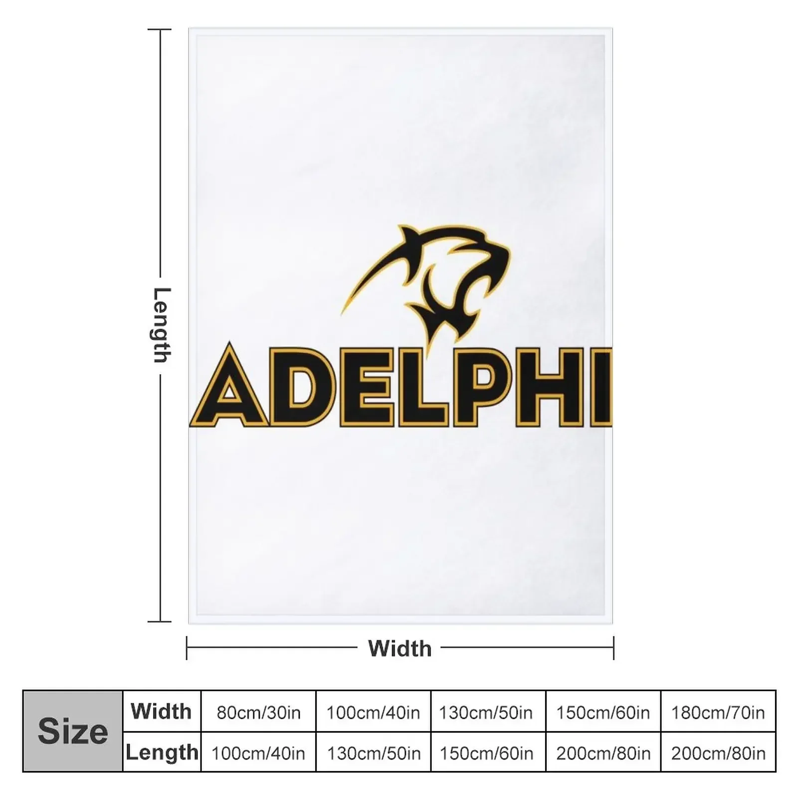 Adelphi Panthers current Throw Blanket Bed linens Furry Decorative Sofas for babies Blankets