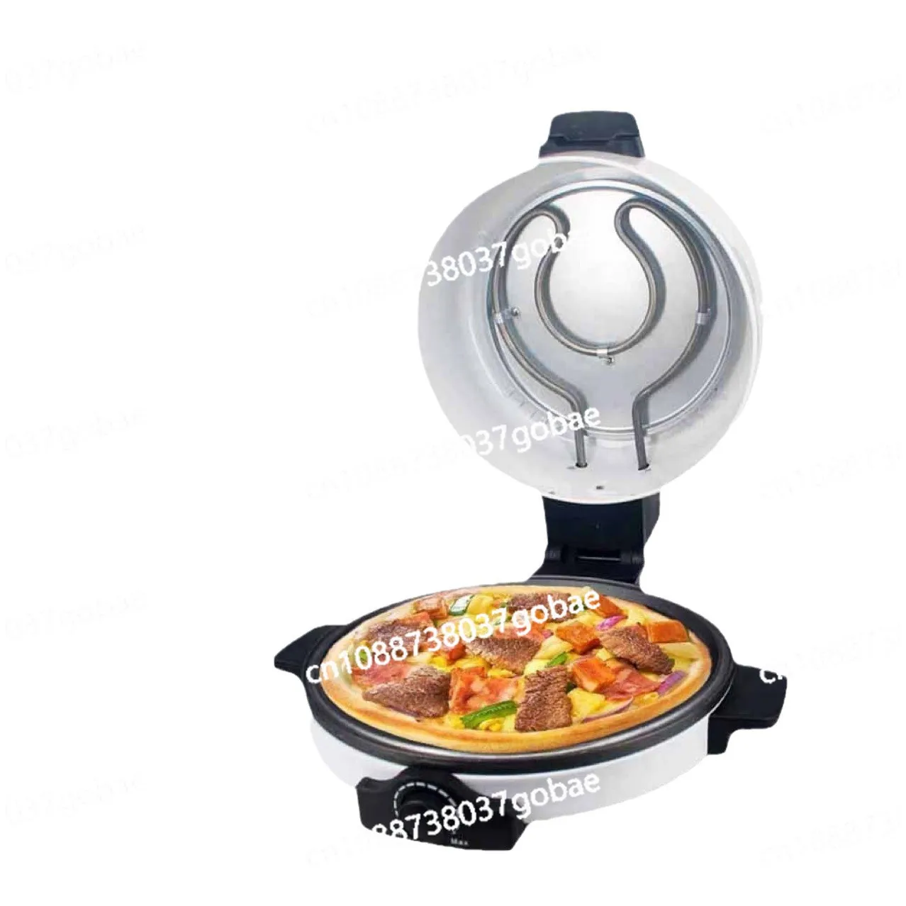 

Хлебопечка Бытовая машина для пиццы Сковорода с антипригарным покрытием Двусторонний нагрев диаметром 40 см Большая вместимость