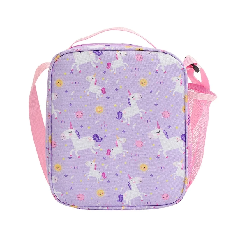 Cute Unicorn Lunch Bag Cartoon Insulated Thermal Food Bag Lunchbox Picnic Supplies Cooler Bag for Kids Girl Boy