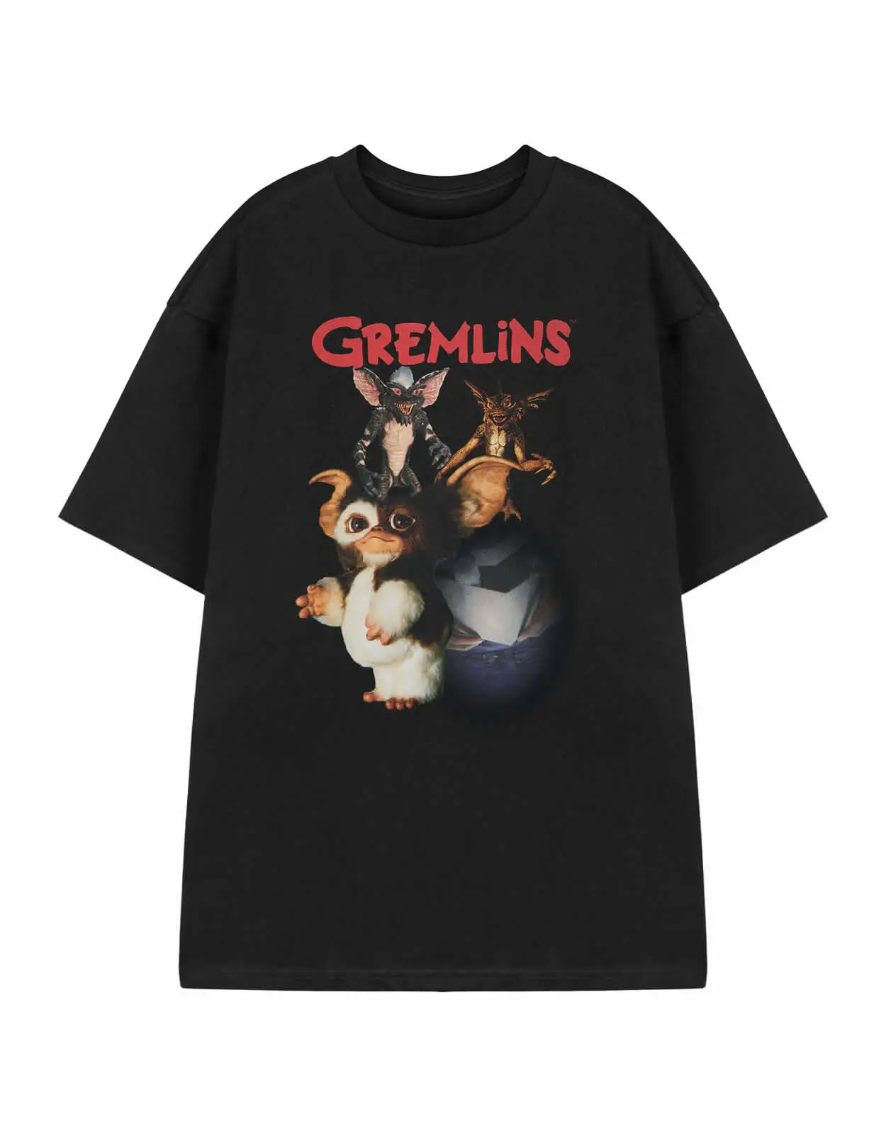 Gremlins Black Transformation Short Sleeved T-Shirt Unisex