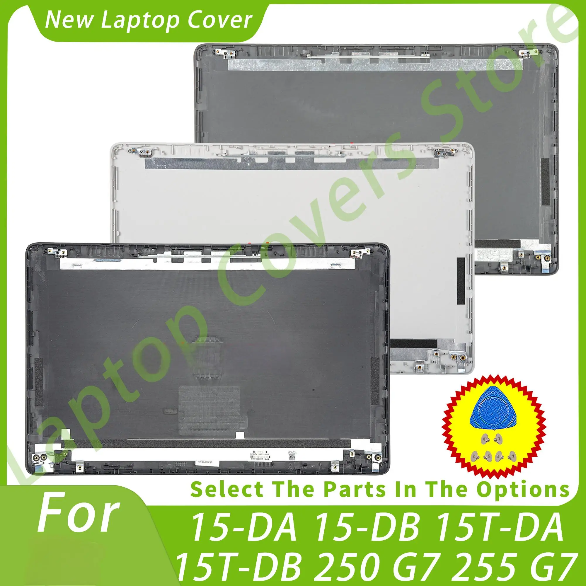 

LCD Back Cover For 250 G7 255 G7 15-DA 15-DB 15T-DA/DB TPN-C135 TPN-C136 Plastic M04971 L20434 L20433 Laptop Repair 15.6inch