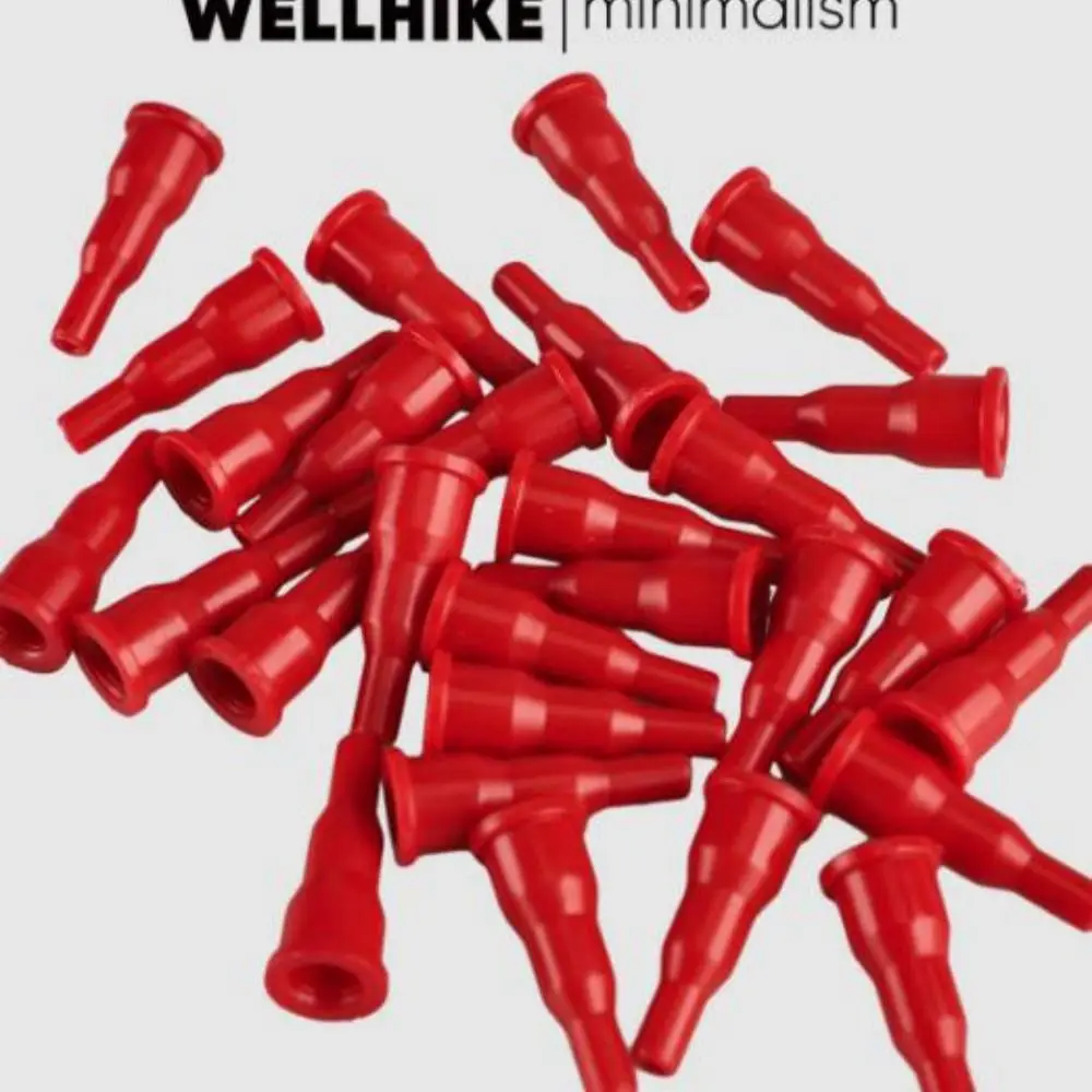 10pcs High Quality Universal Nozzle Adapter Red Reusable Tank Into Inflatable Tank Spray Plastic Gas Refill Head Adapter