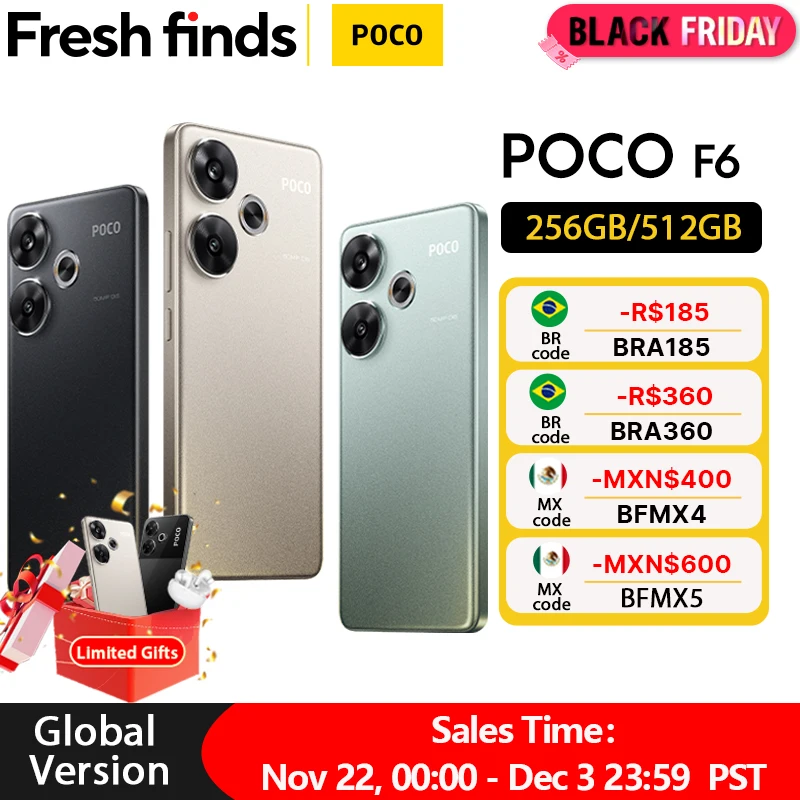 POCO F6 Smartphone Snapdragon®8s Gen 3 6.67