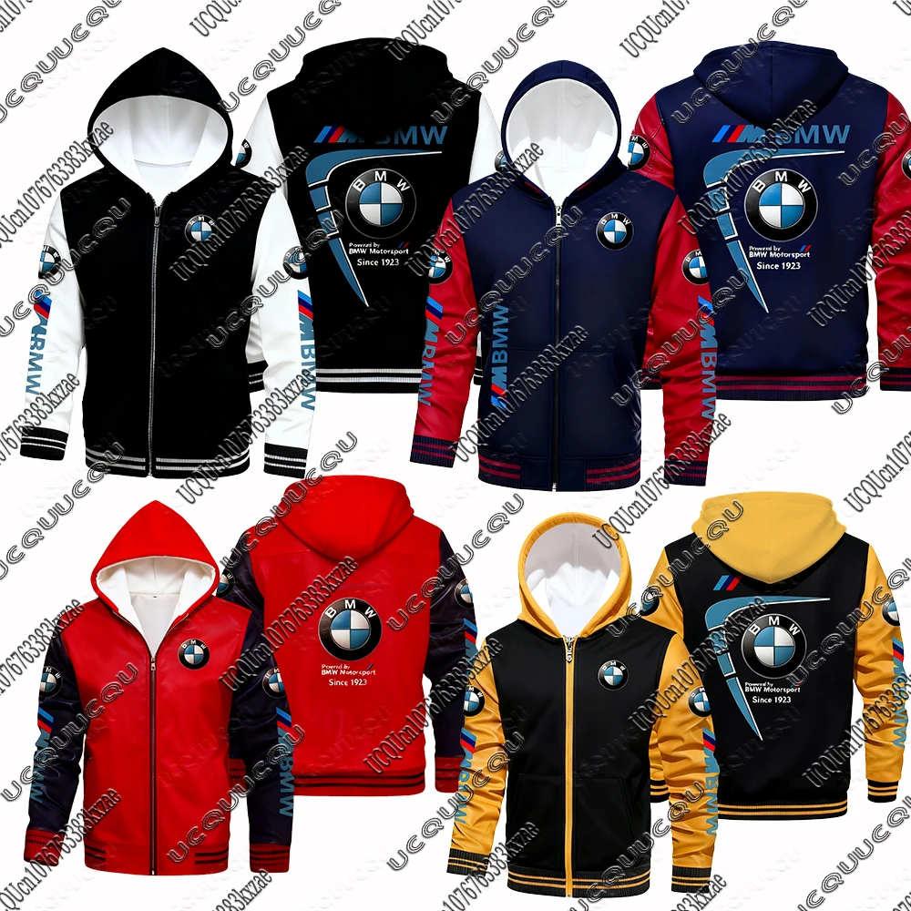 

BMW New Zipper Hoodie Autumn Winter BMW Long Sleeve Sweatshirt Motorcycle Jersey For Men Women BMW Riding Sweatshirt Racing Coat