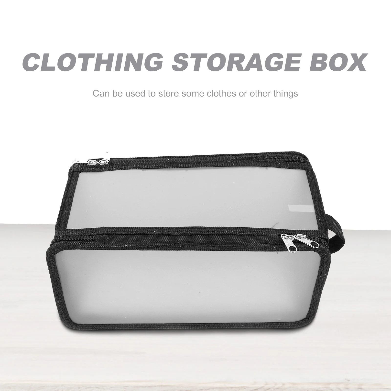 

Plastic Metal Storage Box Zipper Design Travel Toiletries Multi Function Makeup ganizer Waterproof Portable Pouch Daily Use