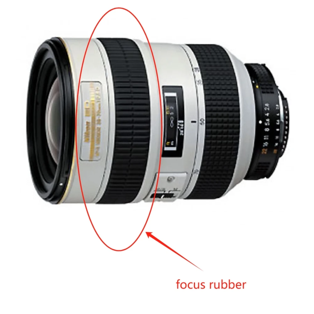 1pcs NEW copy 28-70 mm For Nikon AF-S 28-70mm f/2.8 ED-IF Lens Focus & Zoom Ring Rubber Camera Replacement Repair Part - Image 5