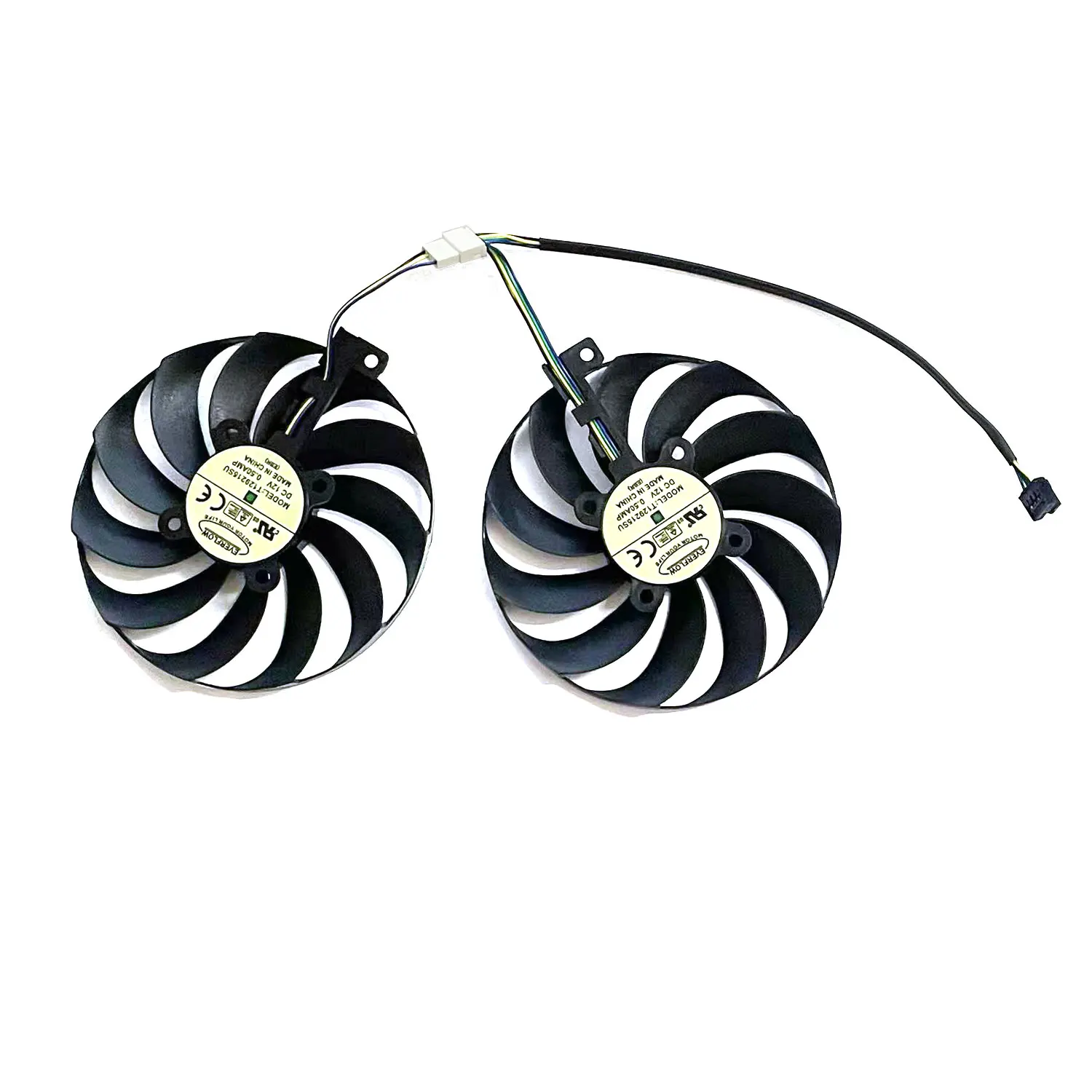 Brand new 95MM 5PIN T129215SU RX 5700XT GPU fan for ASUS Radeon RX 5600 5700 XT Dual EVO RX5700 EVO OC version 8GB graphics card