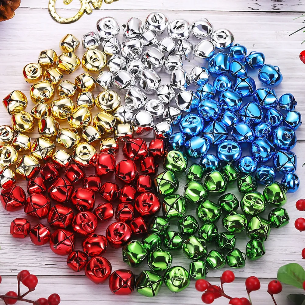 

60pcs Gold-plated Bell Accessories Christmas Festival Iron Craft Bells Decorative Hanging Mini for Kitchen Fireplace Staircase