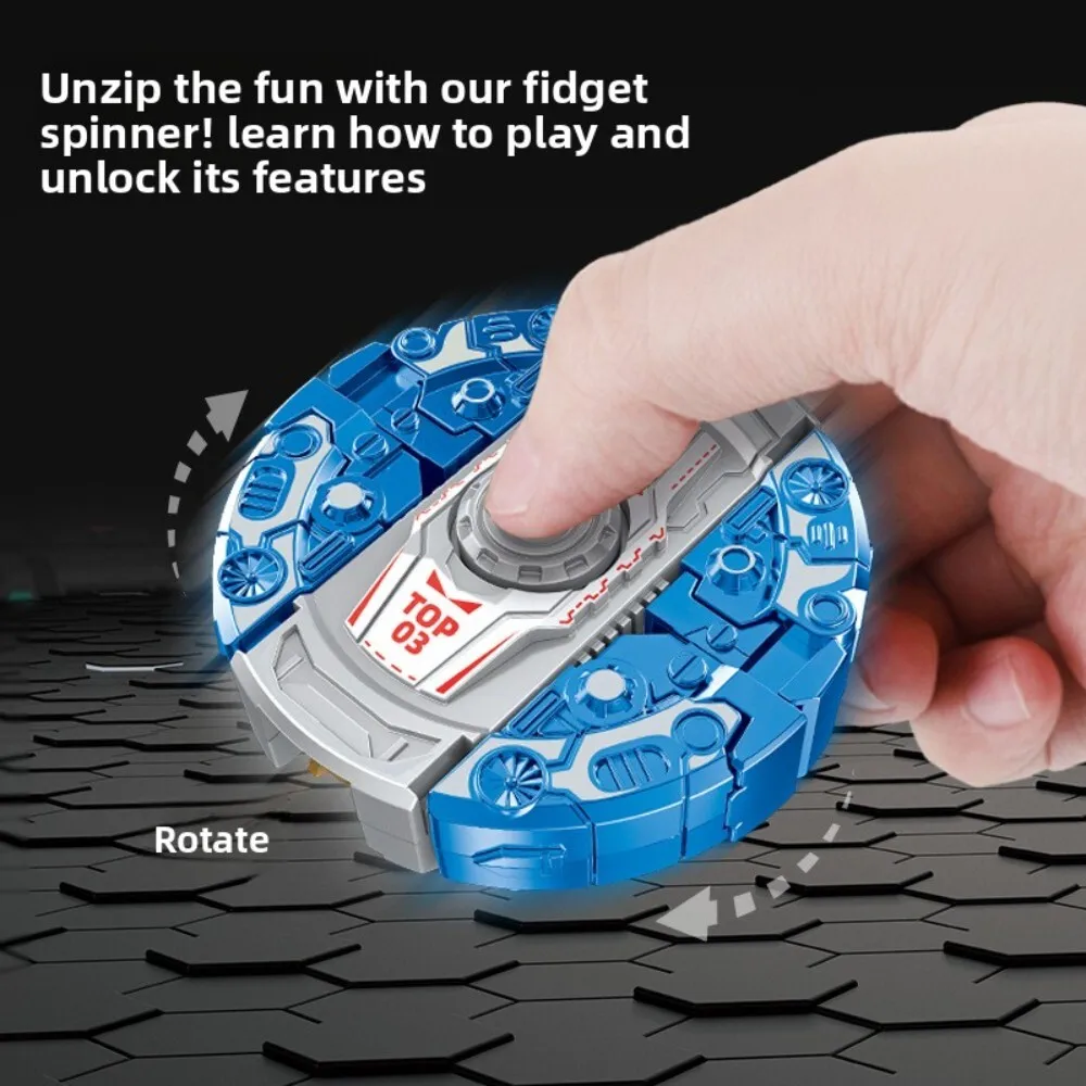 لعبة ديناصور تحويل بأطراف الأصابع لتخفيف التوتر للأطفال، لعبة جيروسكوب دوارة للأطفال هدية