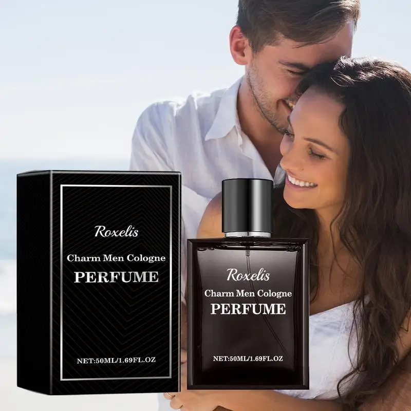 Sexuellement parfumé de nouilles boisées pour hommes, parfum de rencontre naturel, parfum charmant, vaporisateur corporel longue durée, dépistolet ants pour hommes, 50ml