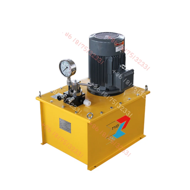 

Hydraulic Electric Pump with Manual Solenoid Valve High Pressure Piston Pump Single Speed Double Acting OEM Customizable