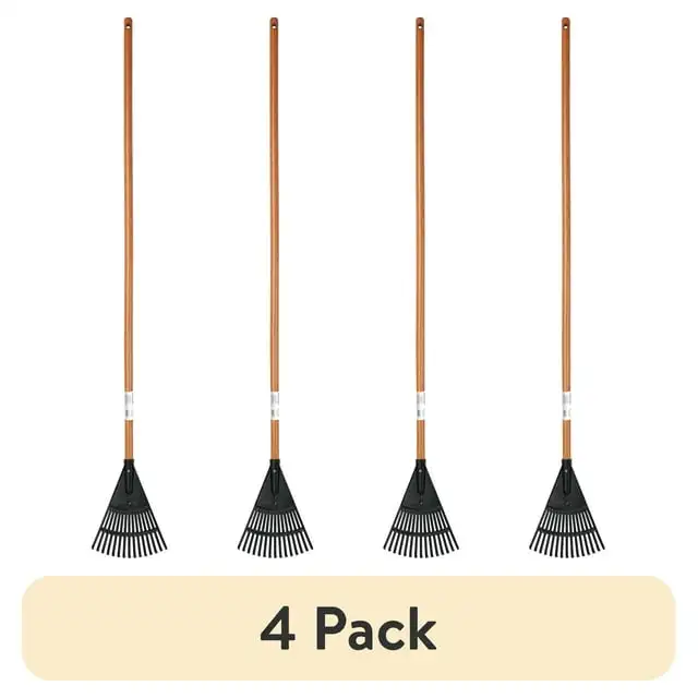 

(4 шт.) Expert Gardener 8-дюймовые грабли для листьев из дерева и поли-кустарников