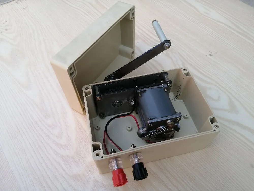 Hand Crank Generator Gearbox Speed Increasing Heavy Duty Sturdy Professional for Vintage Telephone with 100 360 Volt AC Output