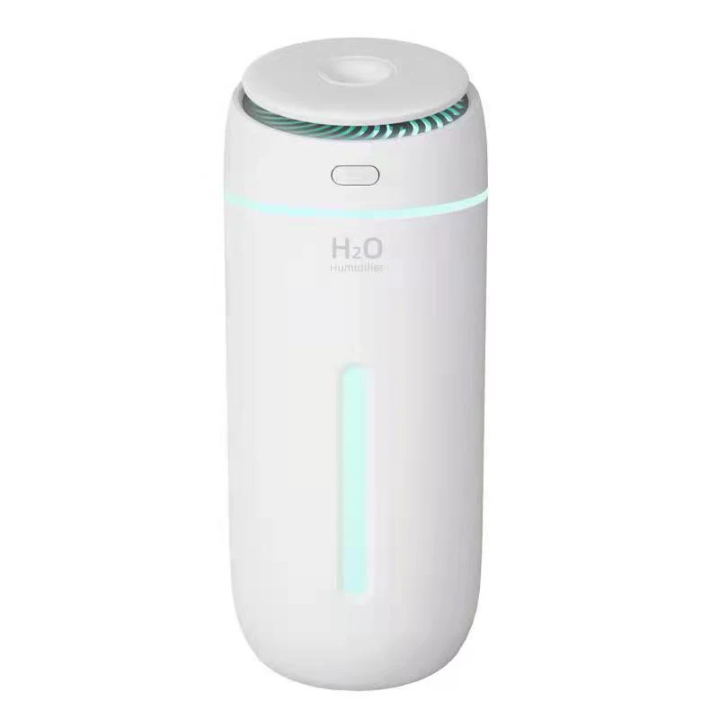 400ml Air Purifying Humidifiers Mini Aroma Diffuser with LED Light Mist Maker Essential Oils Diffuser Negative Ion Humidifier