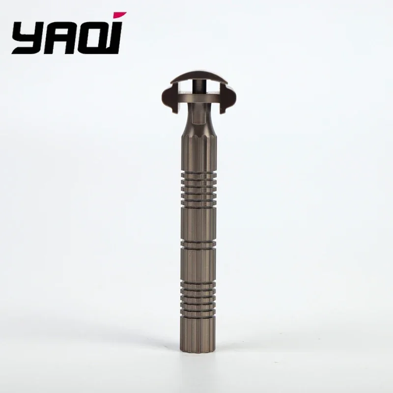 2026 Yaqi Bohemia Men's Safety Razor 316 Stainless Steel Adjustable Baseplate Classic Shaving Tool for Smooth Grooming view 3