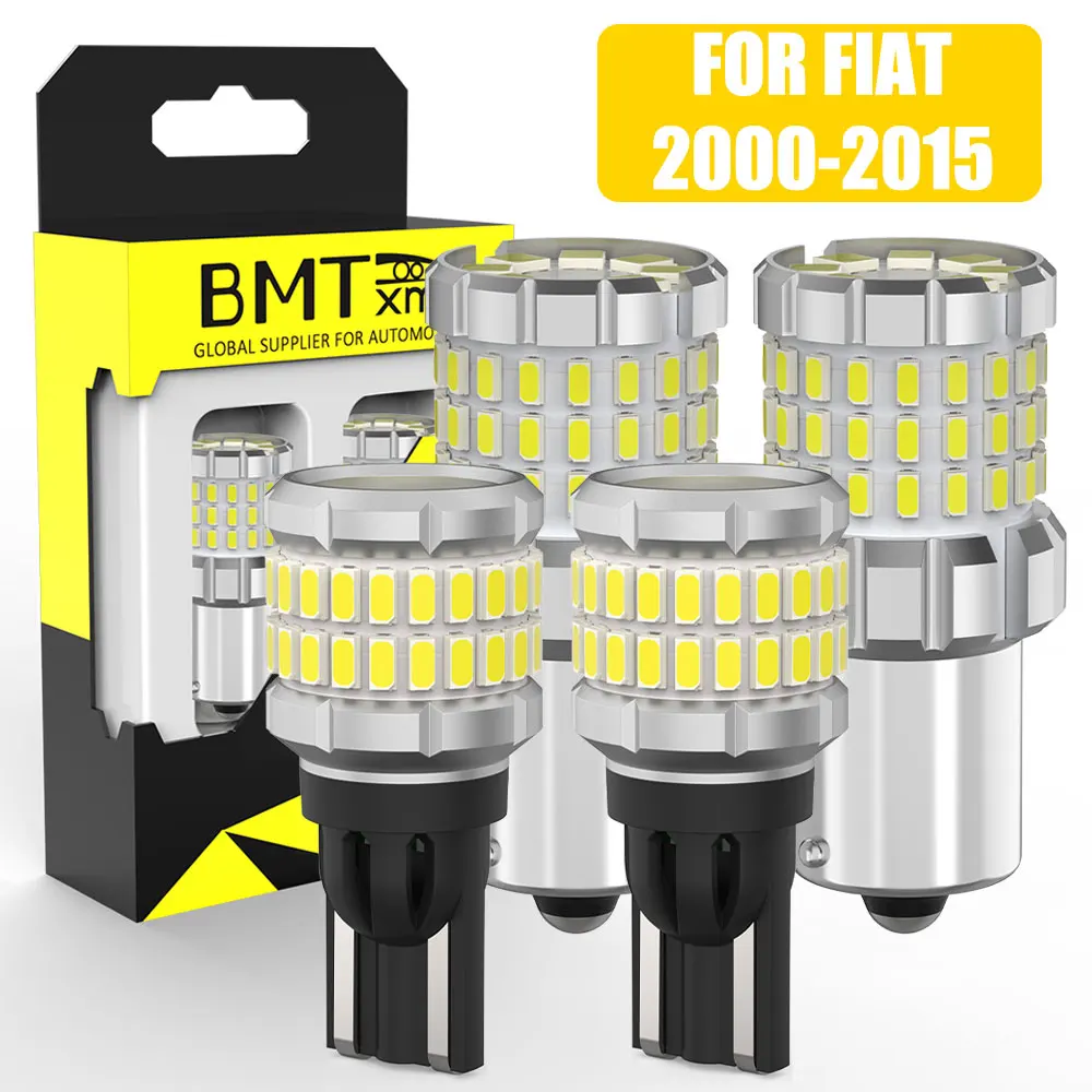 BMTxms 2PCS 1156 BA15S P21W T15 W16W LED Reverse Backup Light For Fiat 500x 500c 500l Bravo Croma Doblo Ducato Palio Panda Punto