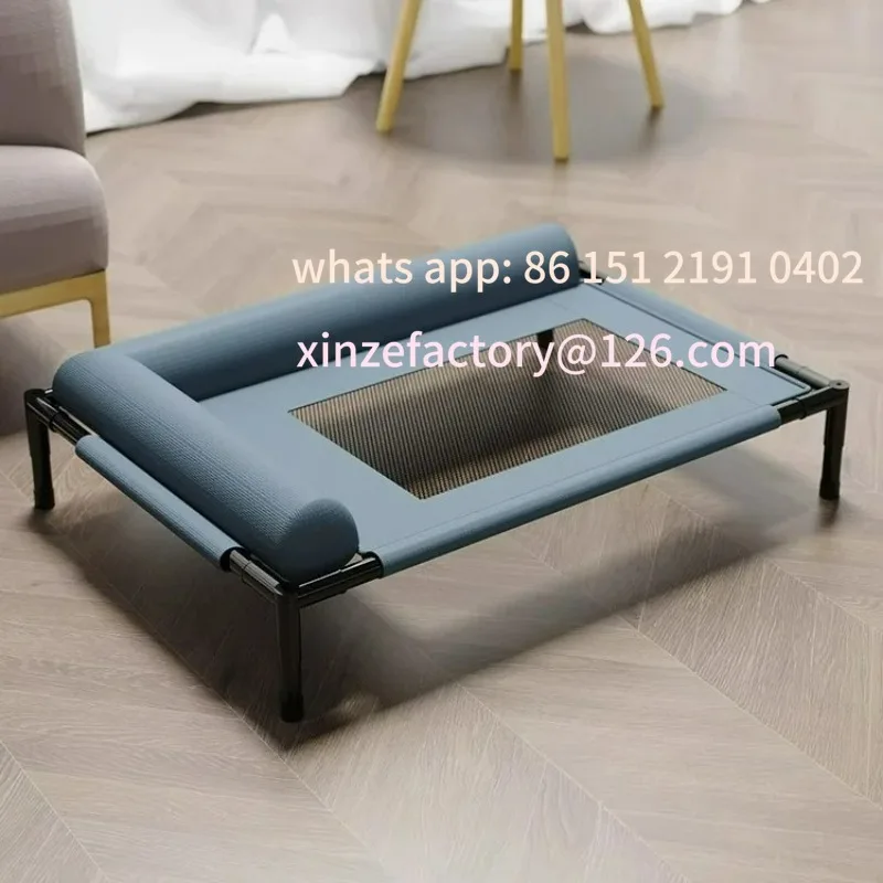 

Customizable Moisture-Proof Large Pet Removable And Washable Off-The-Ground Bed Breathable Mesh Camp Bed Universal Pet