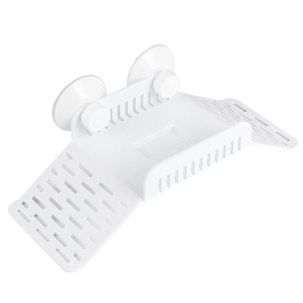 

Turtle Basking Platform 2 Suction Cups Plastic Climbing Dock Feeding Box Wear Resistant Safe For Turtles