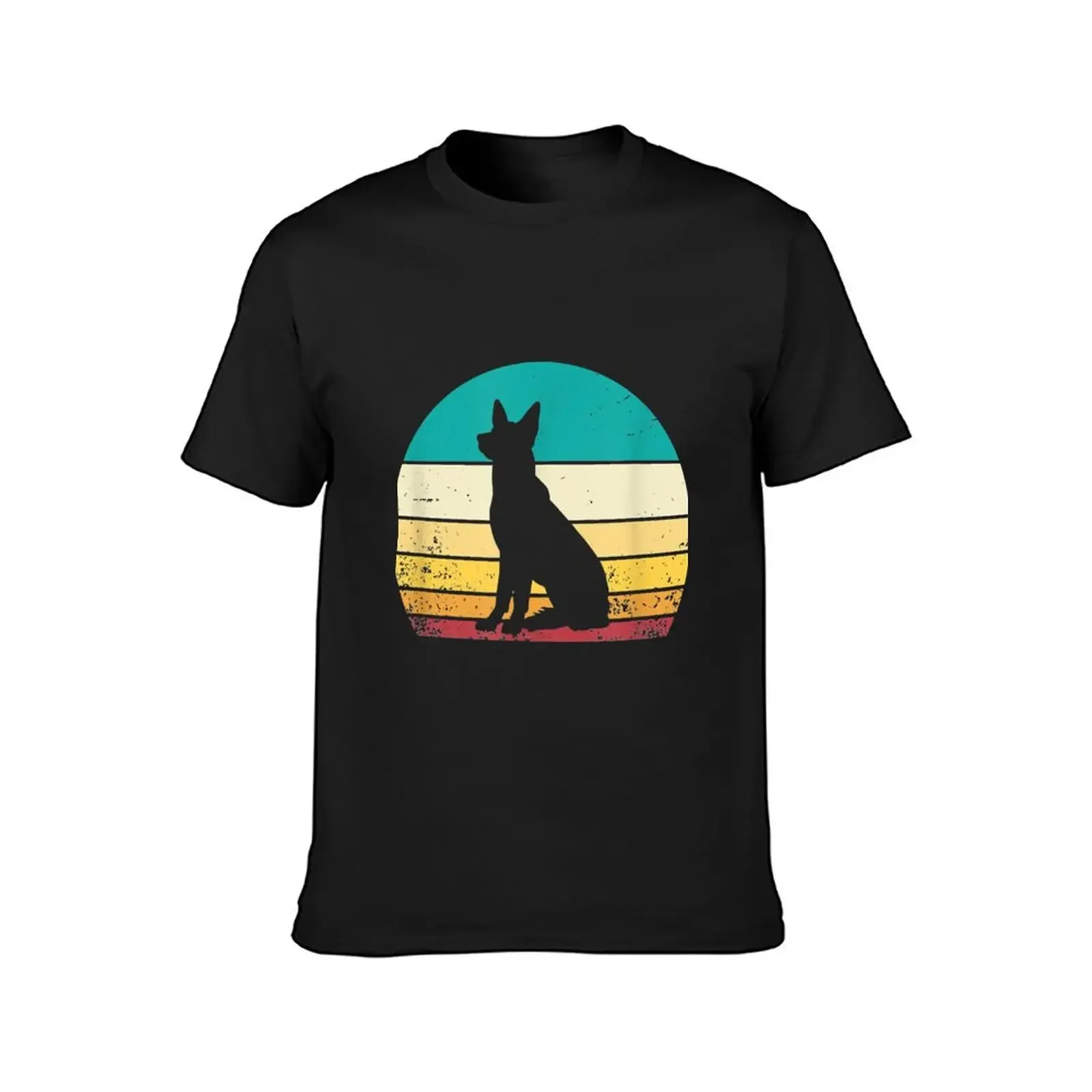 German Shepherd Lovers Vintage Retro Sunset Men Women T-Shirt korean fashion kawaii clothes designer shirts shirts men