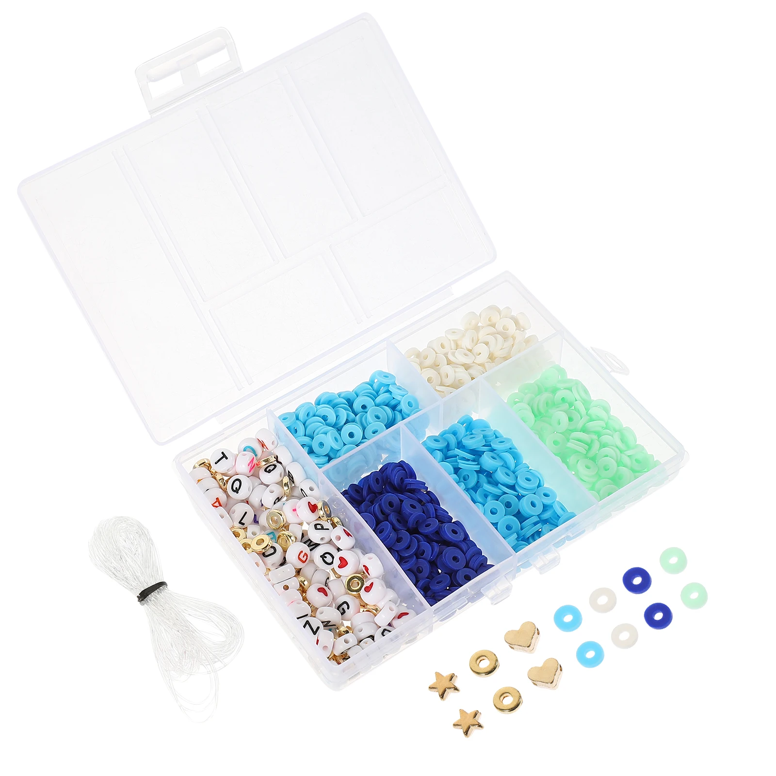 

Elegant Polymer Clay Beads Diy Necklace Loose Beads Stylish Durable Spacer Beads Handmade Jewelry Accessories Crafting Supplies