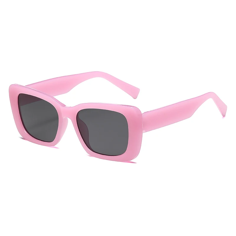Neue rechteckige Sonnenbrille Mode Frauen Vintage quadratische Sonnenbrille Outdoor-Sonnenbrillen