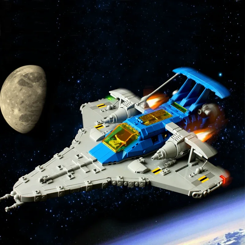 

NEW 1212PCS space Movie Series Galaxy Explorer Spaceship model DIY creative ideas ChildToy BirthdayGift BuildingBlocks MOC-10497