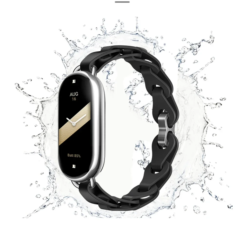 For Xiaomi Mi Band 10 Strap Silicone Wristband For Xiaomi Mi Band 8 9 Smartwatch Accessories Sport Watchband Slim Women Correa image 2