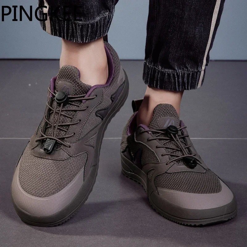 PINGKEE VENOCON Wide ToeBox Feet Minimalist Barefoot Athletic Winter Casual Sneakers Footwear Shoes Man Men Women Nose Boots