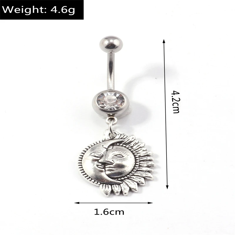 Mode Kristall Bösen blick Bauchnabel Ringe Nabel Ringe Sexy Piercing Körper Schmuck für Frauen Mädchen Party Urlaub Schmuck Geschenke – Detail 16