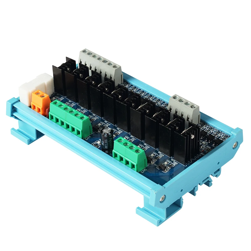 10 Channel  PLC DC Amplifier Board MOS Control  Optical Isolation  Heat Protection for DC Motor