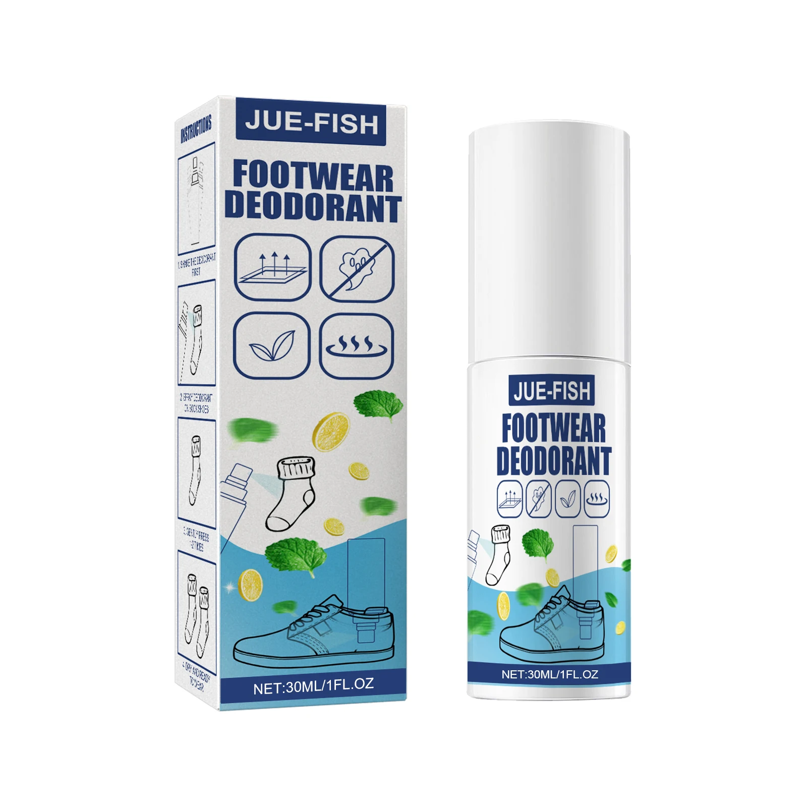

JueFish Shoes And Socks Deodorant Shoes Socks And Shoes Cabinet Deodorant Air Freshener 2pcs