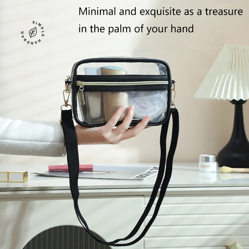 

Водонепроницаемая сумка из ПВХ, компактная, легкая, однотонная, модная сумка на плечо для девочек, профессионалов, офисных путешествий