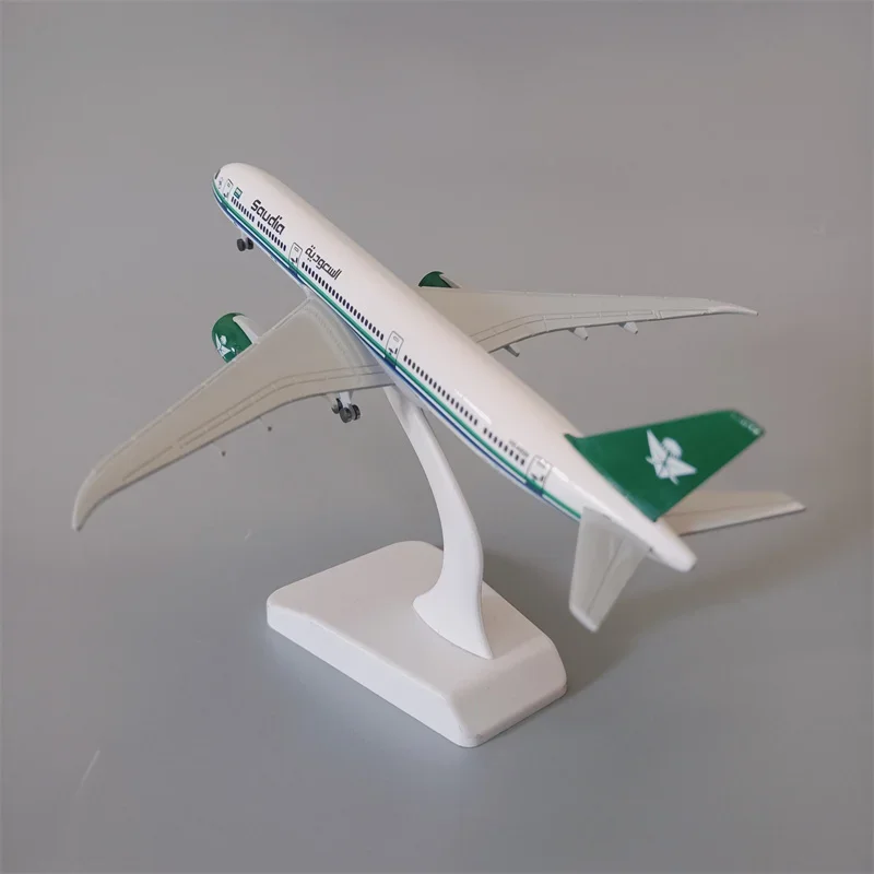 19cm Alloy Metal Saudi Arabian AIR B787 Airlines Boeing 787 Airways Diecast Airplane Model Plane Aircraft w Landing Gears Wheels