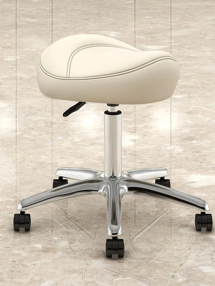 Beauty Salon Saddle Chair Furniture Barber Lifting Rotating Chair Tattood Manicure Chairs Barber Shop Hairdressing Bench Stools