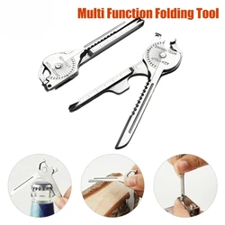 1pcs Portable Pocket Keychain Multitool Keys Shape Ring Opener Escape Outdoor Multifunction Tool Accessories