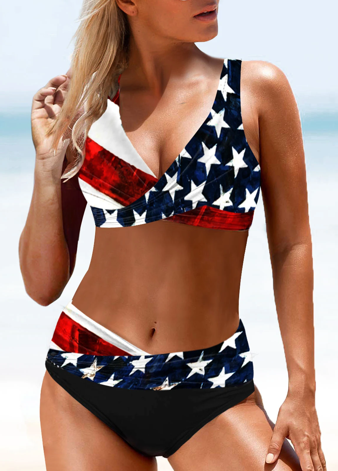 Tropical Print Fashion Two Piece Set Tankini, Summer Sexy Bikini  Swimsuits, Women's Swimwear & Clothing Beachwear